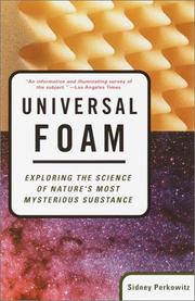 Cover of: Universal Foam by Sidney Perkowitz