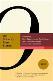 Cover of: The O. Henry Prize Stories 2002 (Prize Stories (O Henry Awards))