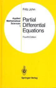 Cover of: Partial differential equations by Fritz John