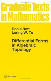 Cover of: Differential forms in algebraic topology