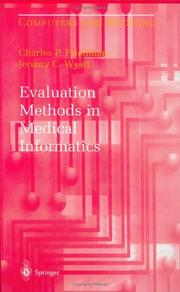Cover of: Evaluation Methods in Medical Informatics