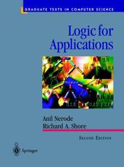Cover of: Logic for applications