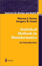 Cover of: Statistical Methods in Bioinformatics by Warren J. Ewens, Gregory R. Grant