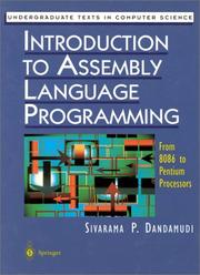 Introduction to Assembly Language Programming by Sivarama P. Dandamudi