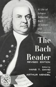 Cover of: Bach Reader by H. T. David