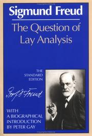Cover of: Question of Lay Analysis by Sigmund Freud