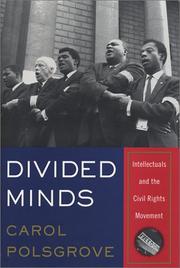 Cover of: Divided minds: intellectuals and the civil rights movement