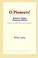 Cover of: O Pioneers! (Webster's Italian Thesaurus Edition)