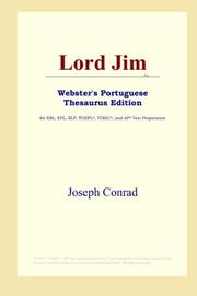 Cover of: Lord Jim (Webster's Portuguese Thesaurus Edition) by Joseph Conrad