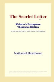 Cover of: The Scarlet Letter (Webster's Portuguese Thesaurus Edition) by Nathaniel Hawthorne