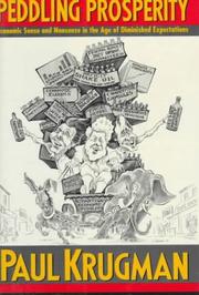 Cover of: Peddling prosperity by Paul R. Krugman