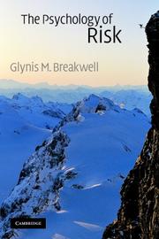 Cover of: The Psychology of Risk by Glynis M. Breakwell