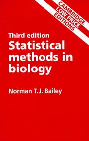 Statistical methods in biology