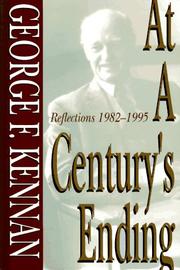 Cover of: At a century's ending: reflections, 1982-1995