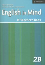 English in mind. Teacher's book. 2B