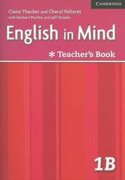 English in mind. Teacher's book. 1B