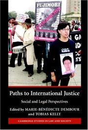 Paths to international justice : social and legal perspectives