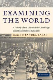 Examining the world : a history of the University of Cambridge Local Examinations Syndicate