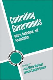 Controlling governments : voters, institutions, and accountability