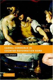 Cover of: Carnal Commerce in Counter-Reformation Rome (New Studies in European History)