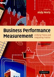 Business Performance Measurement by Andy Neely