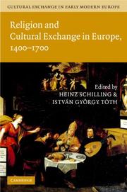 Cover of: Cultural Exchange in Early Modern Europe Set