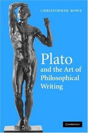 Plato and the art of philosophical writing