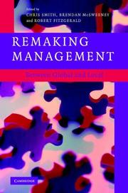 Remaking management : between global and local