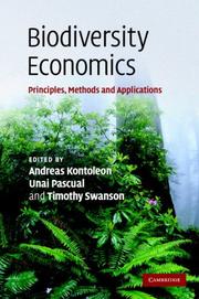 Cover of: Biodiversity Economics: Principles, Methods and Applications