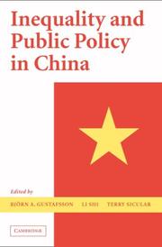 Inequality and public policy in China