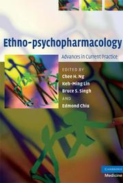 Cover of: Ethno-psychopharmacology: Advances in Current Practice