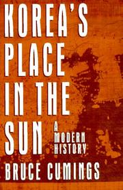 Cover of: Korea's place in the sun by Bruce Cumings