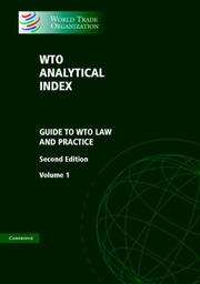 WTO analytical index