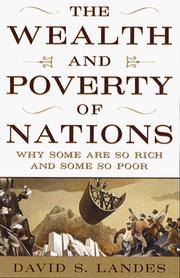 Cover of: The wealth and poverty of nations
