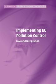 Implementing EU pollution control : law and integration