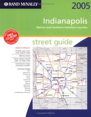 Cover of: Rand McNally 2005 Indianapolis Street Guide | Rand McNally