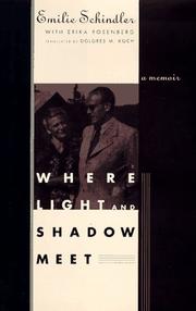 Cover of: Where light and shadow meet by Emilie Schindler