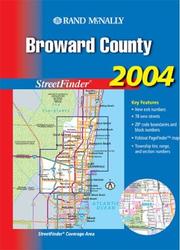Cover of: Streetfinder-Broward County | Rand McNally