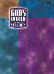 Cover of: God's Word for Students: God's Word / Sierra Green Bonded Leather