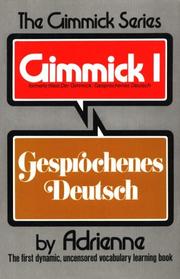 Cover of: Der gimmick: gesprochenes Deutsch