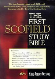 Cover of: KJV First Scofield Study Bible |