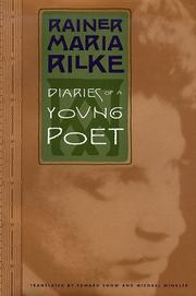 Cover of: Diaries of a young poet