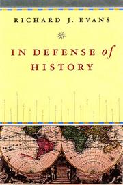 Cover of: In defense of history