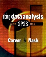 Cover of: Doing Data Analysis with SPSS 10.0 (Doing Data Analysis with SPSS)
