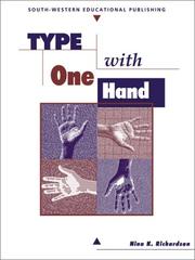 Cover of: Type With One Hand: Textbook
