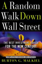 Cover of: A random walk down Wall Street: including a life-cycle guide to personal investing