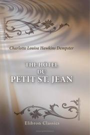Cover of: The Hôtel du Petit St. Jean: A Gascon Story