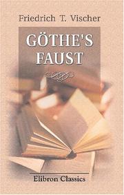Cover of: Göthe\'s Faust: Neue Beiträge zur Kritik des Gedichts