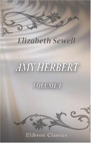 Cover of: Amy Herbert: Volume 1