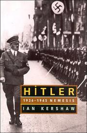 Cover of: Hitler: 1936-1945 Nemesis